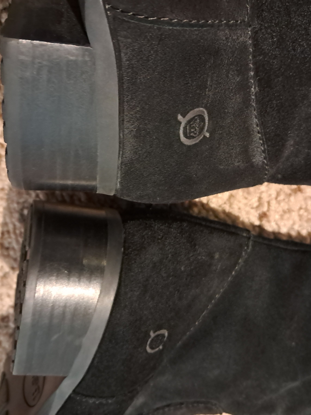 Born Black Over-the-Knee Suede Boots - Picture 6 of 12